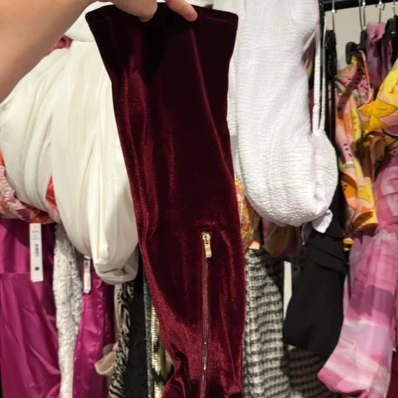 Smash Shoes Women's Malia Extra Wide Calf Block Heels Over-the-Knee Boots - Exte - Picture 4 of 7